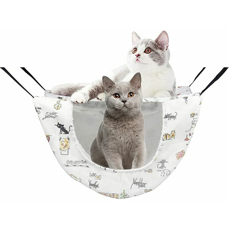 Hamaca para gatos, jaula para hamaca para mascotas para gatos,