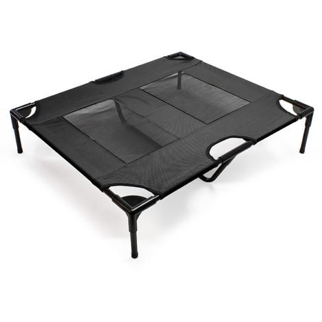Hamaca para perros y gatos Portátil Outdoor Negro L 92x77x20cm hasta 50kg Cama mascotas Animales
