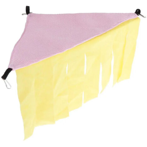 Hamaca pour hamster chinchilla avec Cortina Malla rose