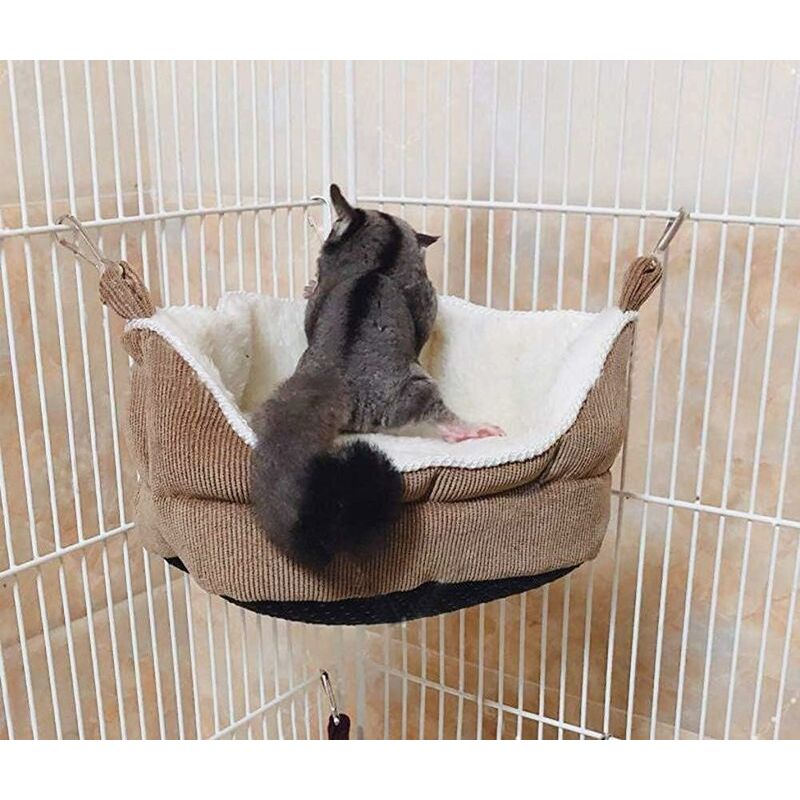 

Hamaca Rata Hámster Loro Ardilla Erizo Animales pequeños Casa de juguete Cama colgante