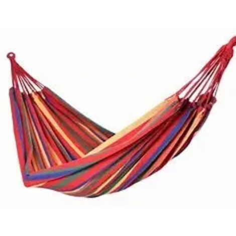 Hamaca WAREZ con barras separadoras, color burdeos, 220 kg, 220 x 150