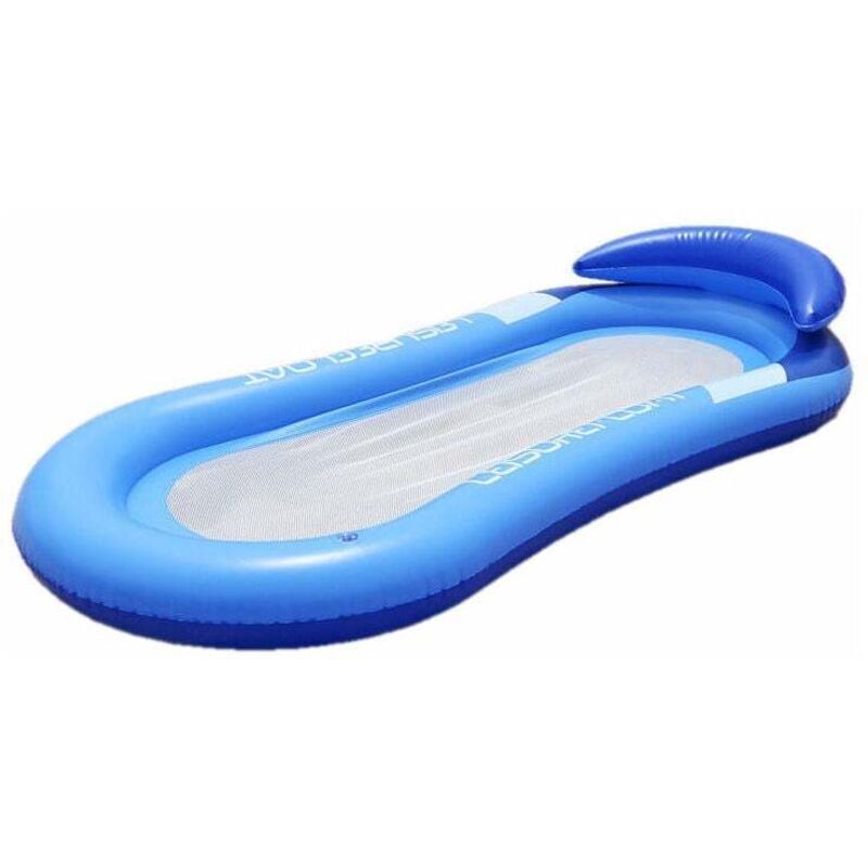 Hamacs d'eau, Hamac Floattant, Semi-immergé Recliner Lounge Filet Matelas Gonflable Flottant canapé à Eau Jouets de Piscine pour Adultes Enfants