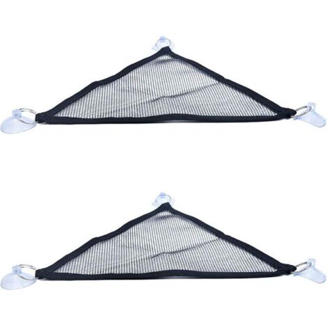 Hamacs Reptiles en Maille pour Serpent lézard Reptile Lizards Serpent Hamac Lizard Lounger Corner Hamac pour Reptiles avec Ventouse Portable Mesh Respirant Lounger Convient aux Reptiles 2 Pièces-Fei Y
