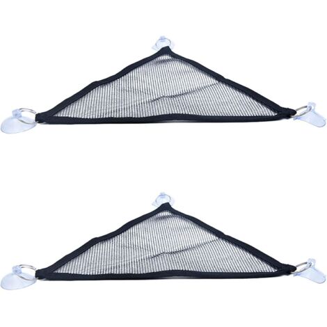 Hamacs Reptiles en Maille pour Serpent lézard Reptile Lizards Serpent Hamac Lizard Lounger Corner Hamac pour Reptiles avec Ventouse Portable Mesh Respirant Lounger Convient aux Reptiles 2 Pièces-Fei Y