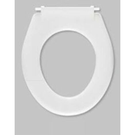 Hamberger Sanitary Haro Plus 23 Siège de WC pour enfants sans couvercle avec charnière métallique Fastfix blanc 505800