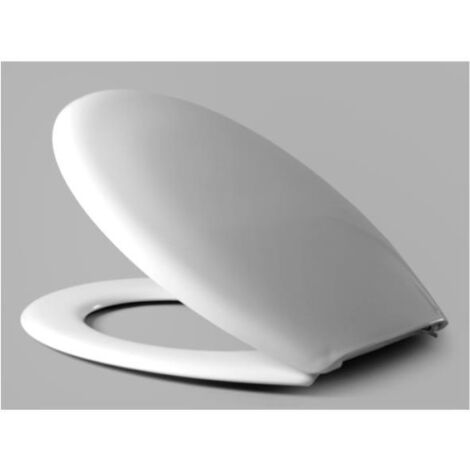 Hamberger WC-Sitz Toilettensitz Corsica weiß Bügelscharnier Edelstahl - 522986