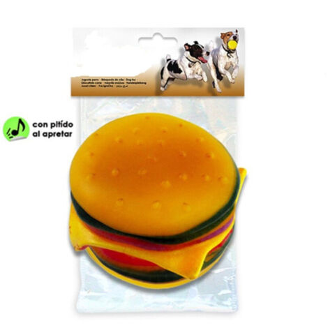 Hamburger Bun Chat Chien Jouet Avec Sons 18 X 12 Cm Jouets Pour Chiens