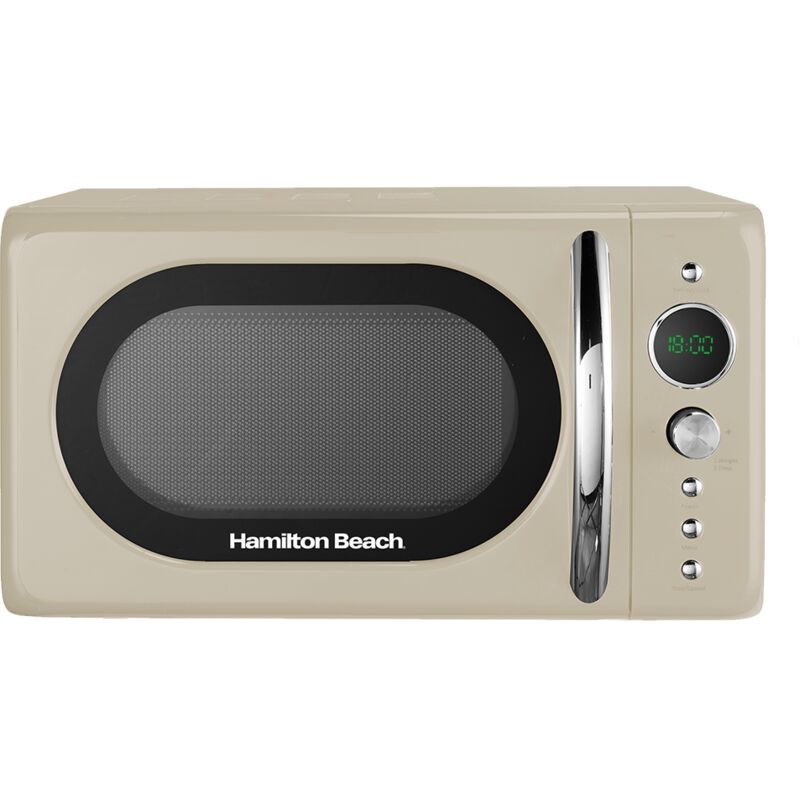 Hamilton Beach - 20L Retro Cream Microwave