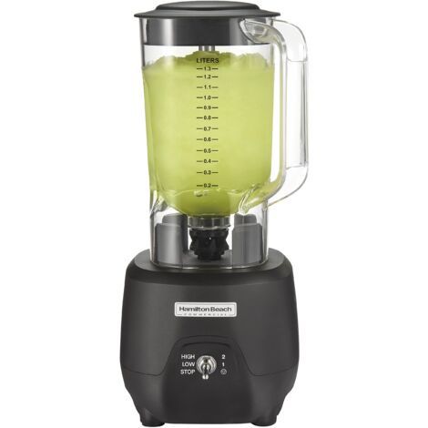 Hamilton Beach ® 908®R Bar Blender HBB908R-CE, 1 HP, contenitore in policarbonato da 1,3 l, 2 velocità, 220-240 V, nero