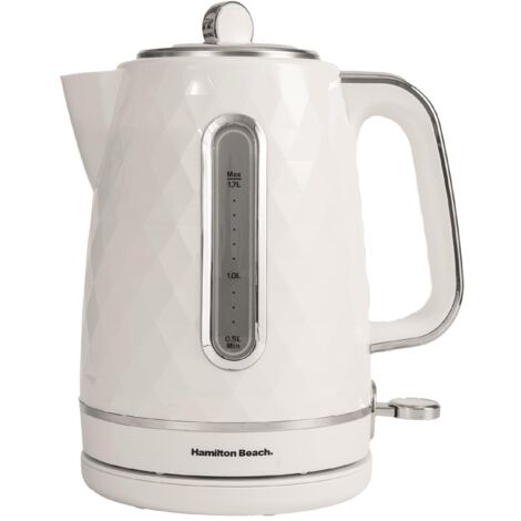 Hamilton Beach Diamond Electric Kettle 1.7L White