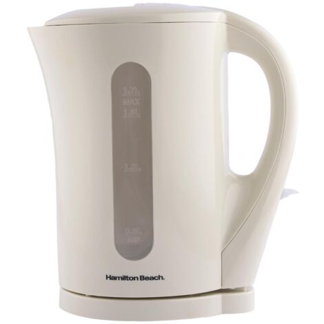 Hamilton Beach Electric Kettle Essential 1.7L Cream