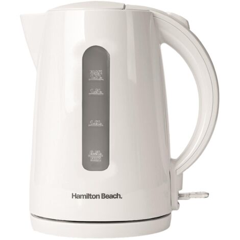 Hamilton Beach Electric Kettle Essentials Rapid Boil 1.7L White