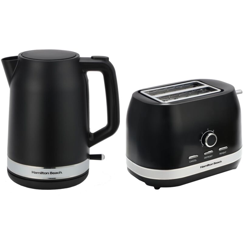 Ella Kettle & Toaster Set Black - Hamilton Beach