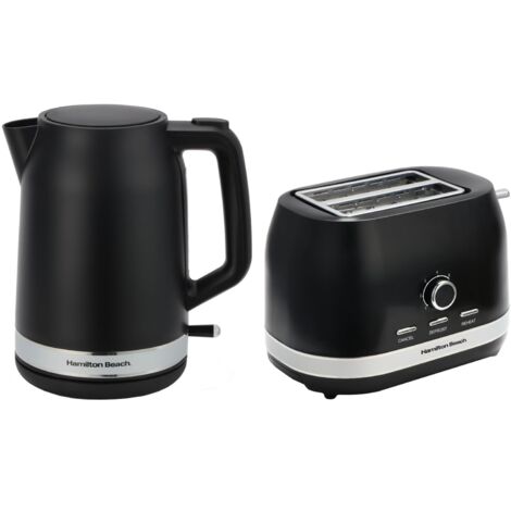 Hamilton Beach Ella Kettle & Toaster Set Black