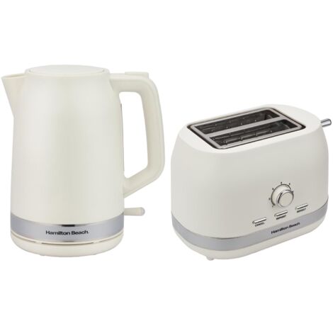 Hamilton Beach Ella Kettle & Toaster Set Latte