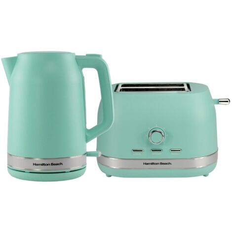 Hamilton Beach Ella Kettle & Toaster Set Mint
