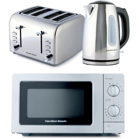 Hamilton Beach Kettle, Toaster & Microwave Set Rise Collection