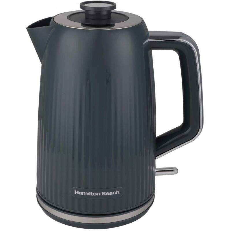 Miami Electric Kettle 1.7L Charcoal Grey - Hamilton Beach