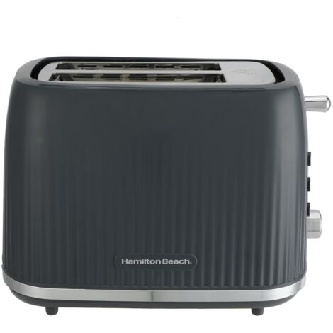 Hamilton Beach Miami Toaster 2 Slice Charcoal Grey