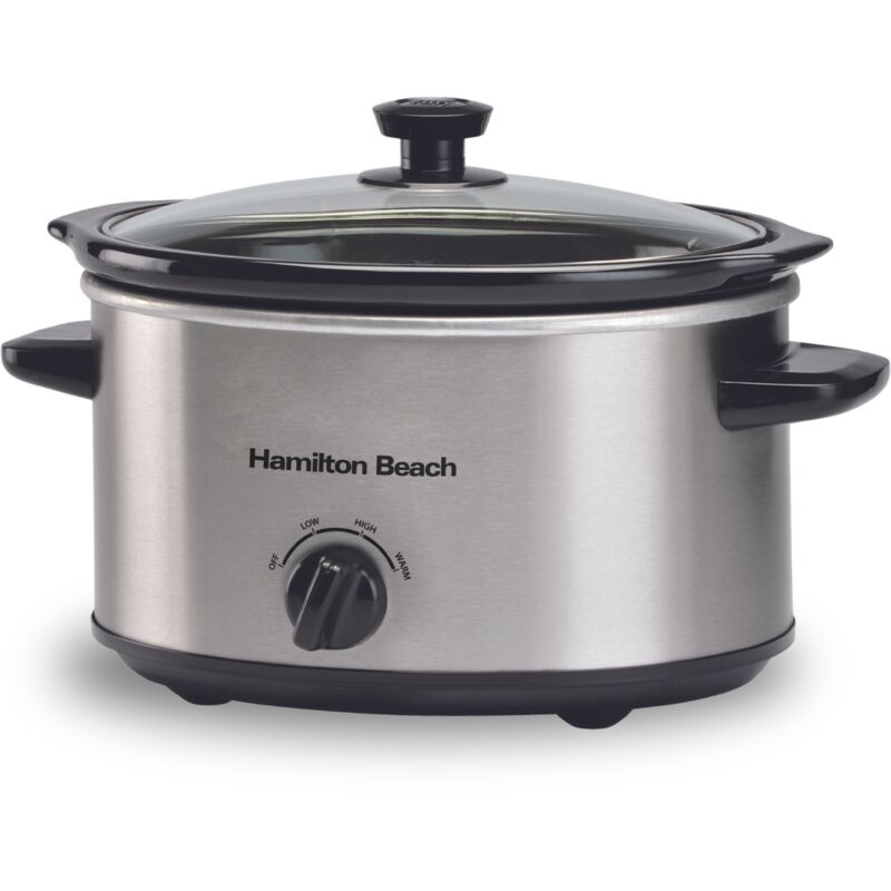Hamilton Beach 'The Comfort Cook' 3.5L Silver Slow Cooker HBSC040S