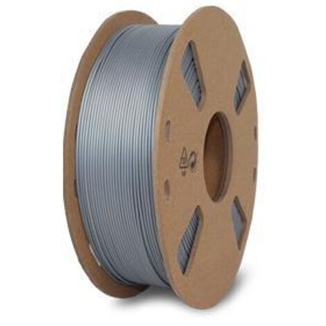 Hamlet HP3DR-PLSL materiale di stampa 3D Acido polilattico (PLA) Argento 1 kg
