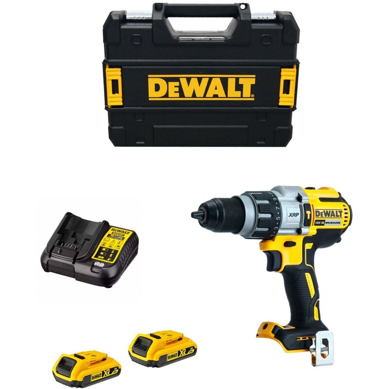 Dewalt - Hammer Drill DCD996D2T-7 (2 x 2,0 Ah + DCB107 + tstak ii)