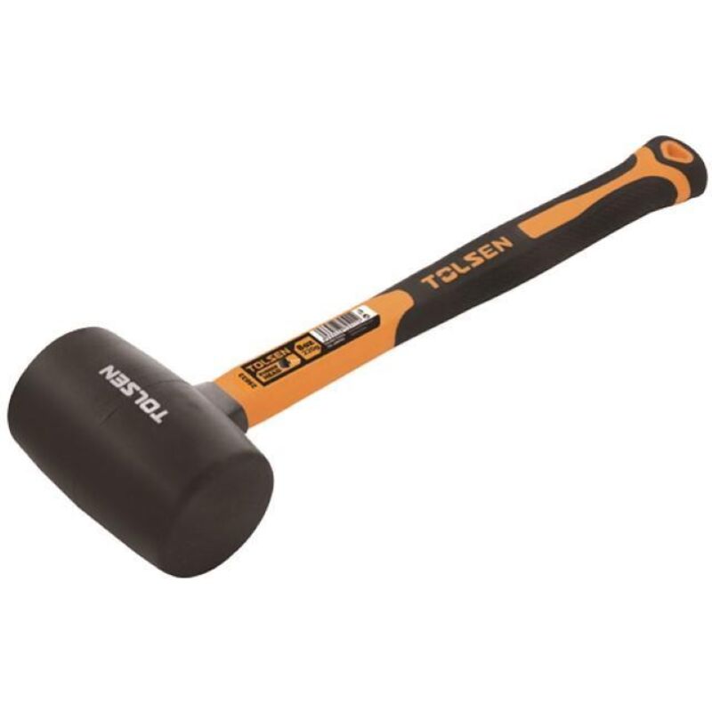 Gummihammer Fasergriff 675gr Tolsen