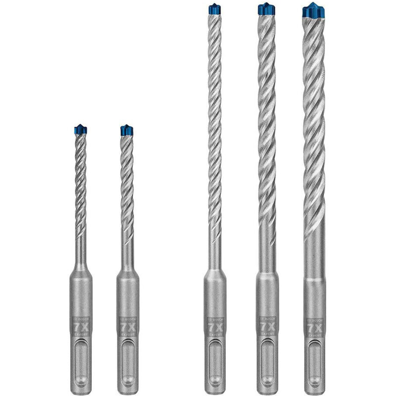 Bosch set EXPERT SDS plus-7X Hammer Drill Bit Set 5/6/6/8/10 mm 5-pc 2608900197