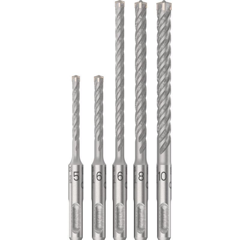 Pro sds plus-5X Hammerbohrer-Set, 5/6/6/8/10 mm, 5-tlg. - Bosch