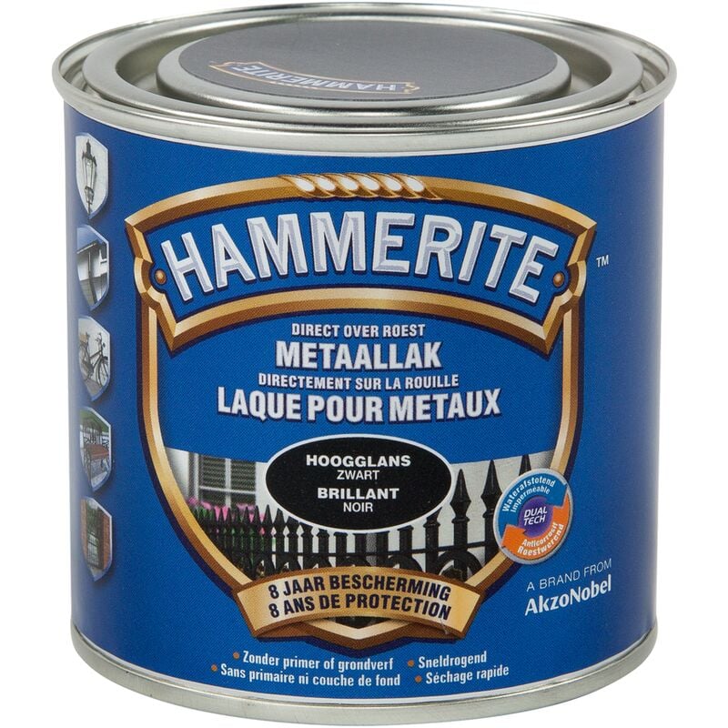 

Hammererite – HANTE.25NR – AMMEERITE negro liso, 250 ml - Noir