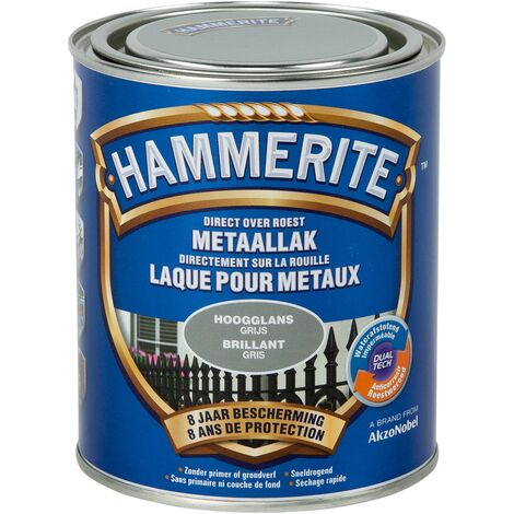 Hammerit Hochglanzlack grau 750 ml