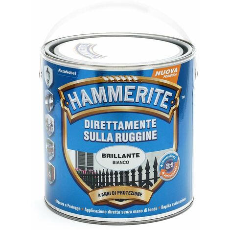 Hammerite Direttamente Sulla Ruggine Brillante Bianco 2.5 L