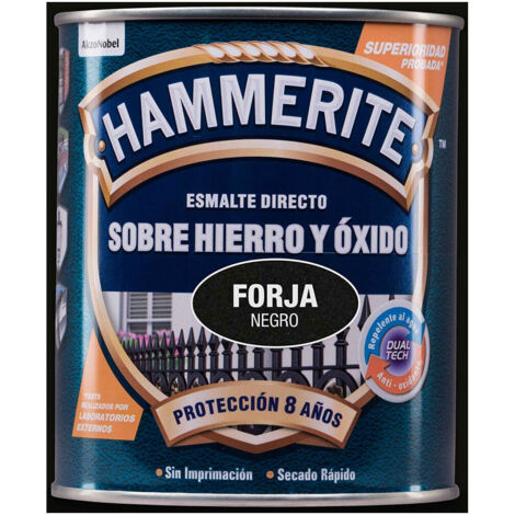 HAMMERITE ESMALTE FORJA NEGRO 750ML - talla