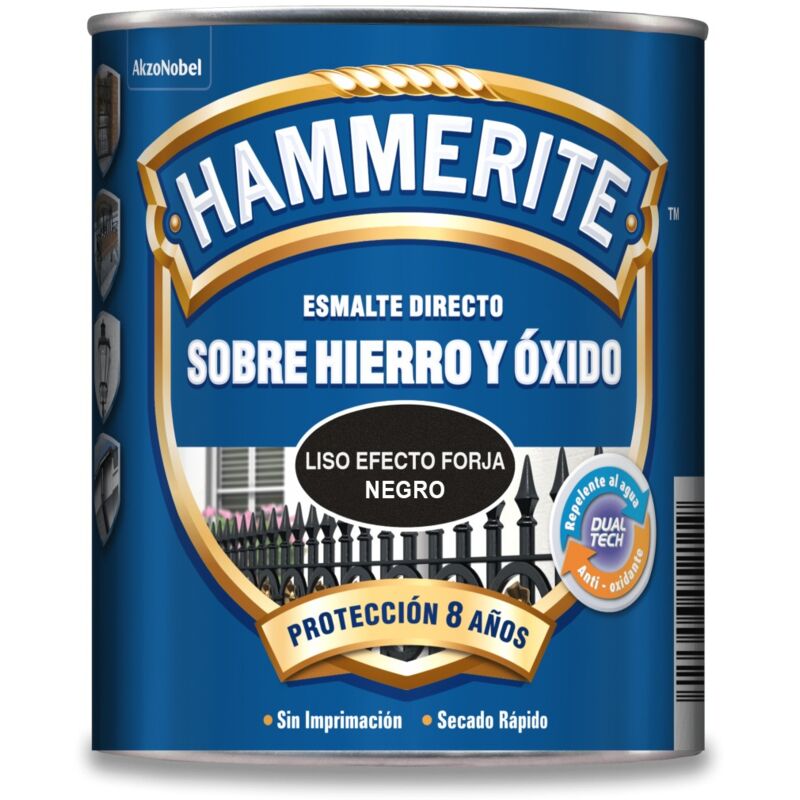 

LISO EFECTO FORJA NEGRO 750 ML - Hammerite