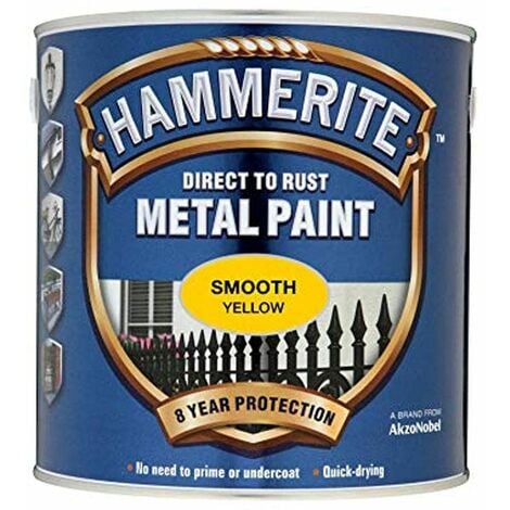 Hammerite Metal Paint Smooth Silver
