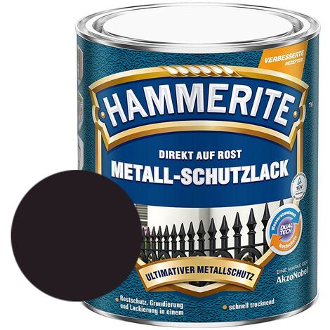 Hammerite Metall-Schutzlack Struktur-Effekt schwarz 750 ml