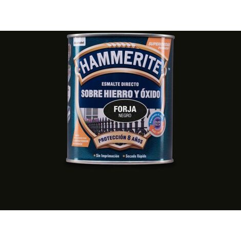 Hammerite Metallic Emaille Forge Black 0,750L 5093196
