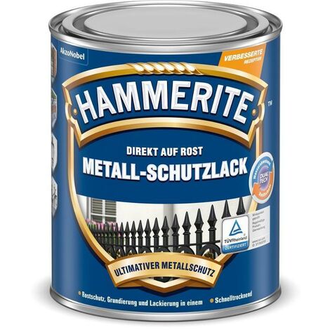 Hammerite Metallschutzlack glänzend weiß 2,5 L