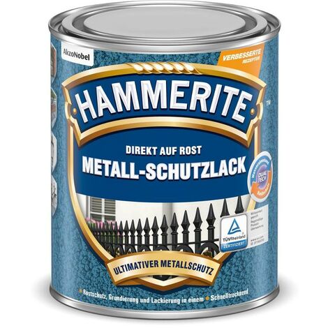 HAMMERITE Metallschutz-Lack Hammerschlag Schwarz 750ml - 5087622