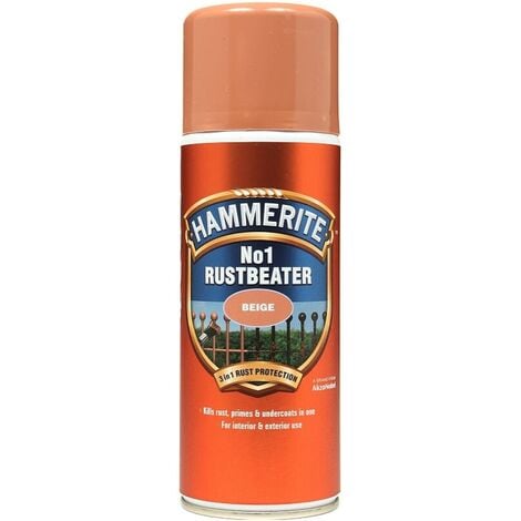 Hammerite - NO. 1 Rust Beater Paints Aerosol - 400ML - Beige