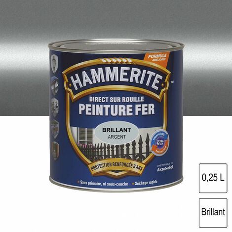 Hammerite Peinture fer Direct sur rouille Brillant