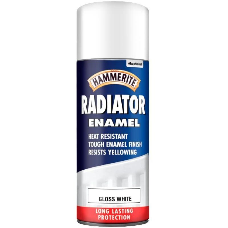 Hammerite Radiator Enamel Aero Gloss White 400ml HMMREGAERO
