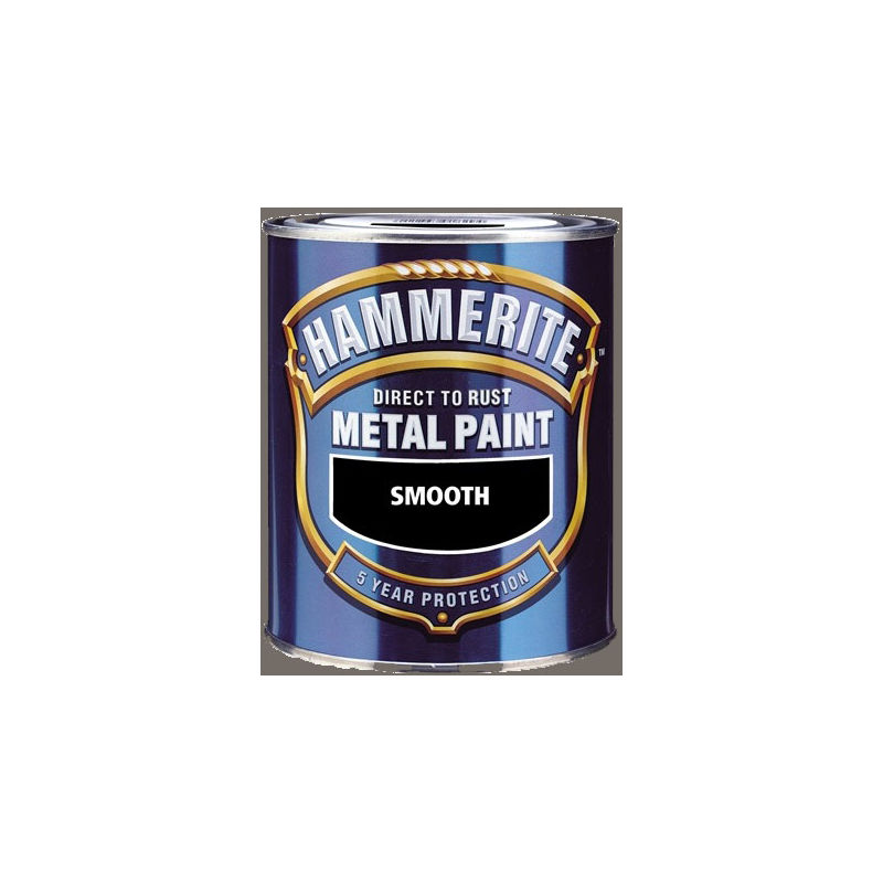 Hammerite - Smooth Direct to Rust - 750ML - Mercury Grey