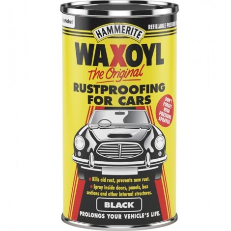 Hammerite Waxoyl Black Pressure Can 2.5 Litre HMMWAXOBLPC
