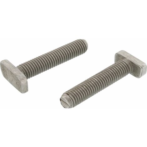 Hammerkopfschraube Typ 28/15 M10x30 Edelstahl A2 - 100 Stück, Montage für Profile 28/12 28/15 28/28 28/38 26/26 26/18, Zugfestigkeit 70
