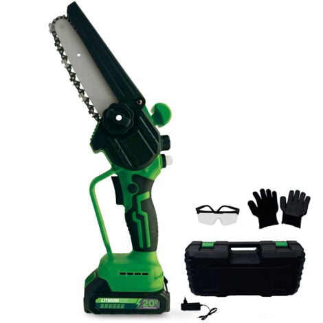 Hammersmith PocketSaw Pro - Das Original aus dem TV - Akku-Mini-Kettensäge inkl. Zubehör - Handkettensäge - wechselbare Sägekette - 20V Lithium-Ionen-Akku