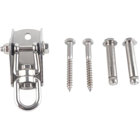 Hammock Hanging Kit Stainless Steel Heavy Duty Swing Hanger 360 Degree Rotate Swing Hanger Suspension Hooks