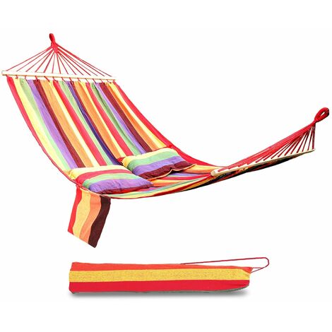 Hammock Portable 70% Cotton 2 Person 210 x 150cm max. load 300kg GDC22W