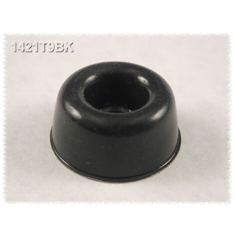 Hammond Electronics 1421T9BK Gerätefuß selbstklebend, rund Schwarz (Ø x H) 22.3 mm x 10.2 mm 24 St.