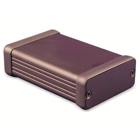 HAMMOND ELECTRONICS 1455C801BK 1455C801BK CONTENITORE A PROFILO 80 X 54 X 23 ALLUMINIO NERO 1 PZ.